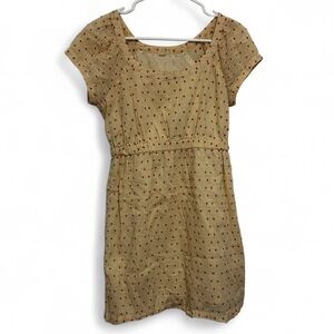 J.Crew Red Polka Dot Elastic Waist Cotton Mini Dress XXS